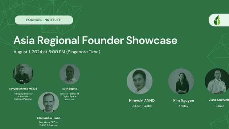 Asian Founder Showcase: Local Founders Pitch Event